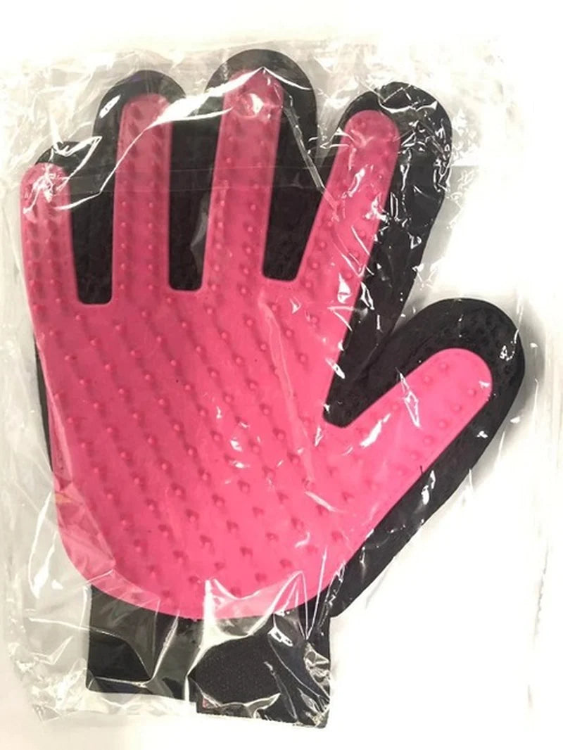 Brush and Self-Grooming Shedding Glove