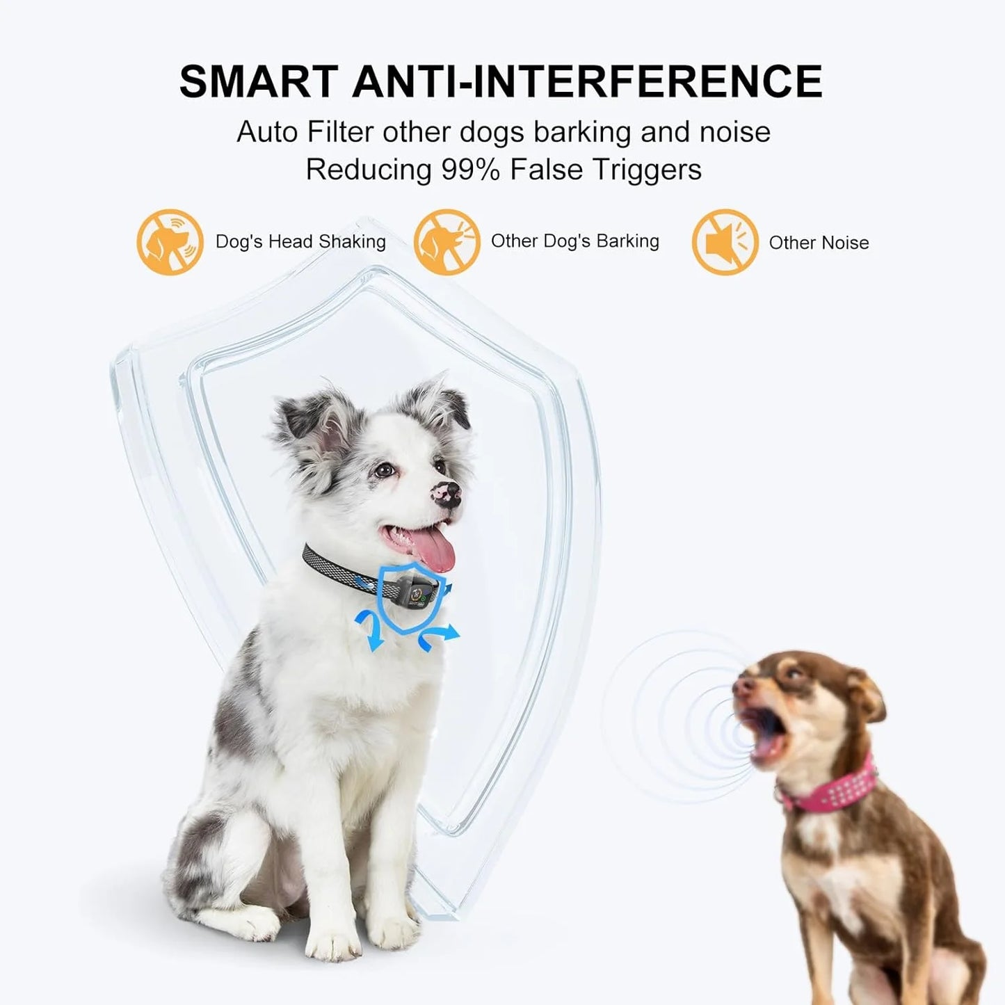 Dog Bark Collar – Rechargeable, Smart Anti-Barking Solution