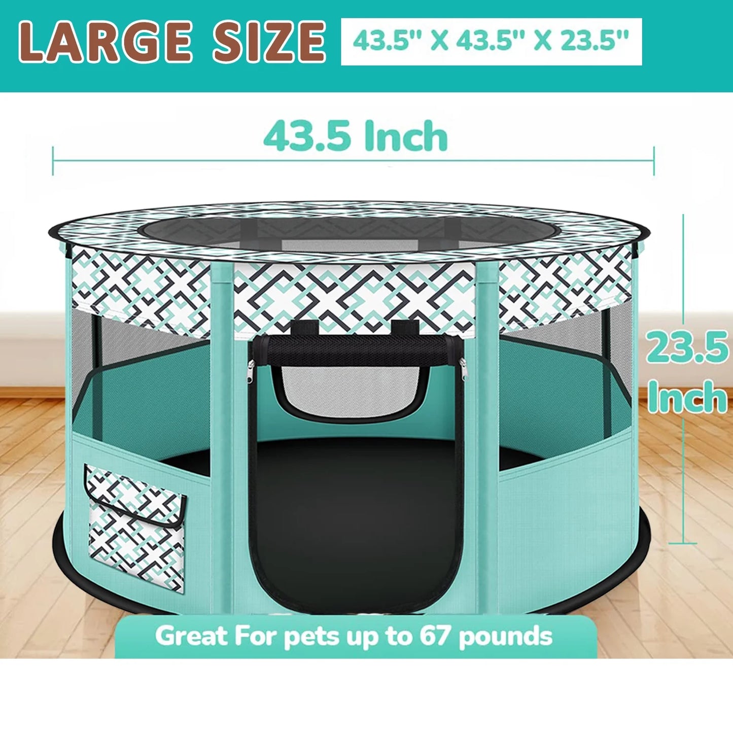 Large Pet Playpen for Dogs