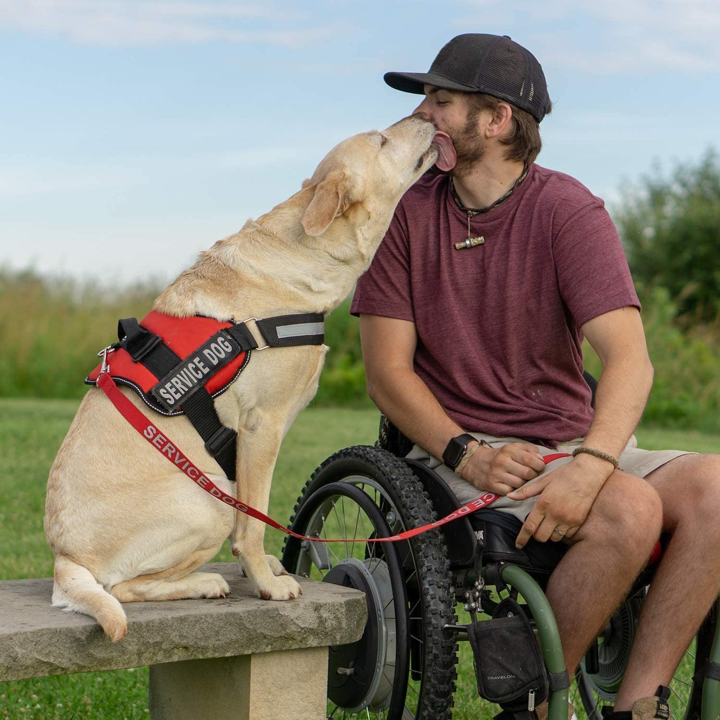 Service Dog Vest and Leash Set