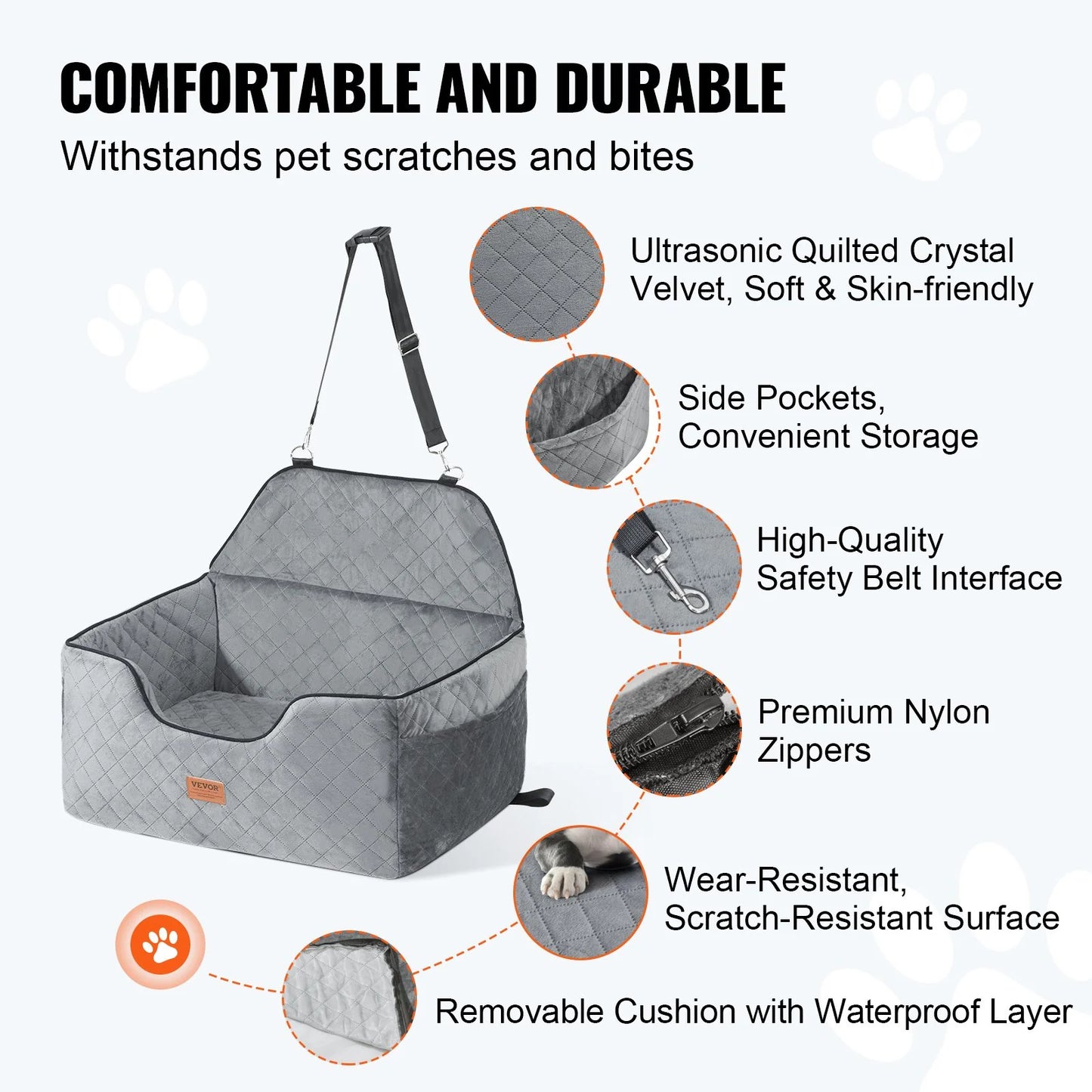 VEVOR Dog Booster Car Seat