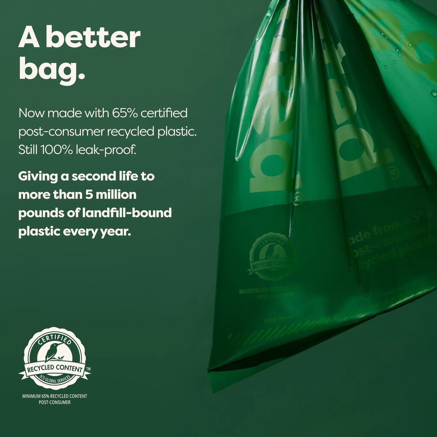 Compostable Dog Poop Bags – Ultra Thick and Leak-Proof Waste Bags