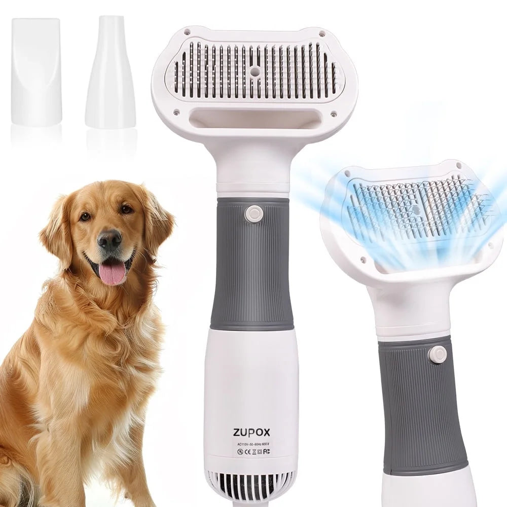 2-in-1 Pet Hair Dryer & Brush