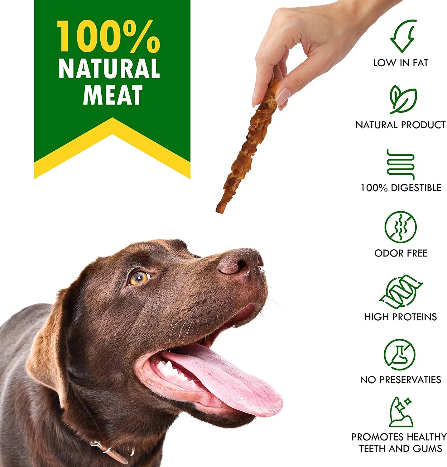 Smoked Rawhide Sticks Wrapped in Chicken – Healthy & Delicious Dog Treats