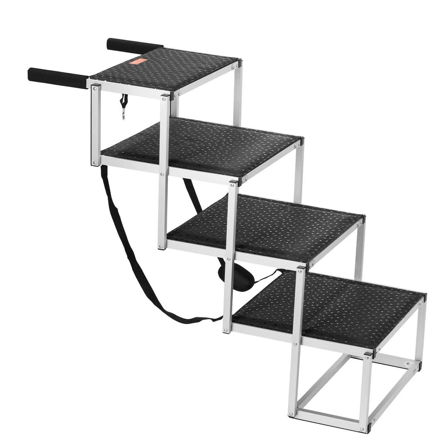 VEVOR 4-Step Folding Dog Car Stairs