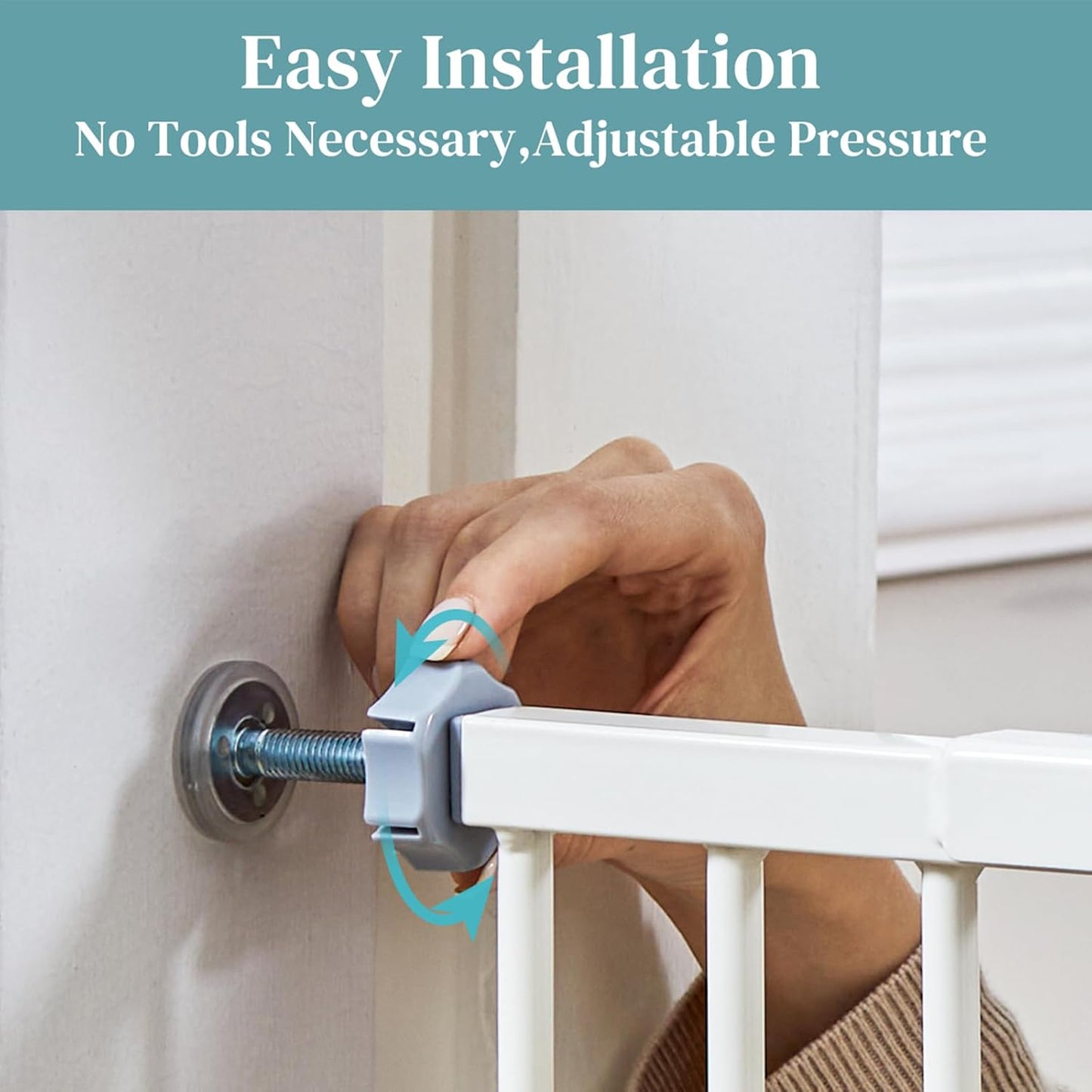 29-39.6" Pet Gate for Dogs - Auto Close Safety Gate