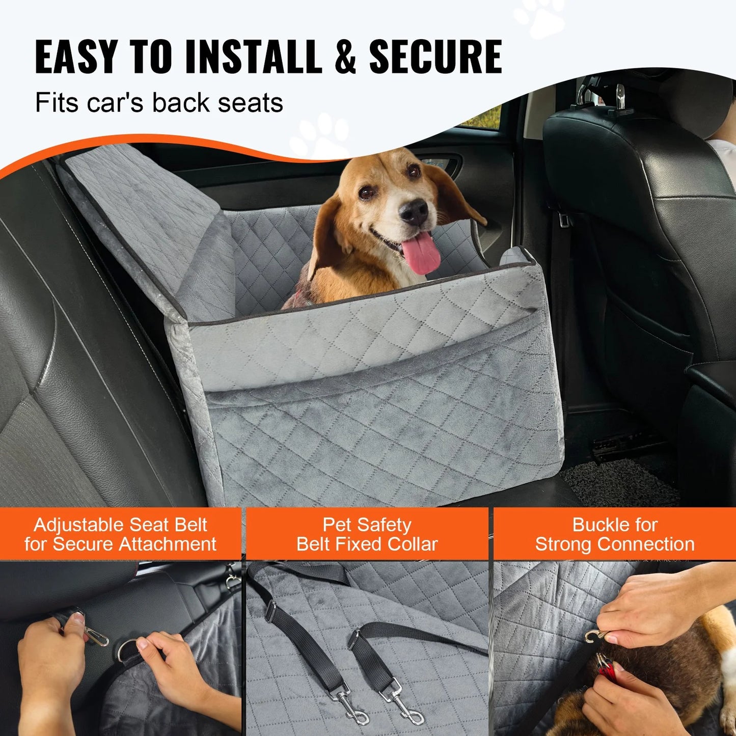 VEVOR Dog Booster Car Seat
