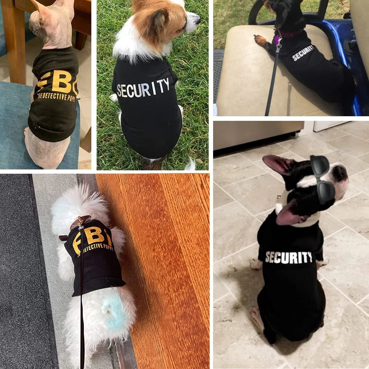 4-Pack Dog Shirts for Small Dogs – Stylish Pet T-Shirts for Your Pup