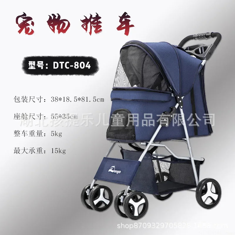 Portable Foldable Pet Cart