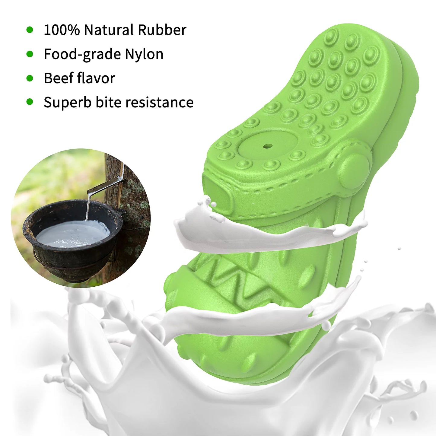 Squeaky Dog Chew Toy - Teeth Cleaning Shoe Shape