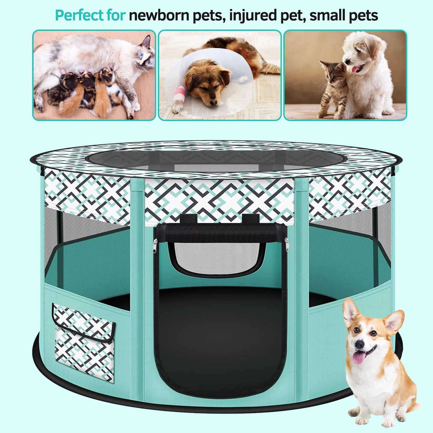 Large Pet Playpen for Dogs