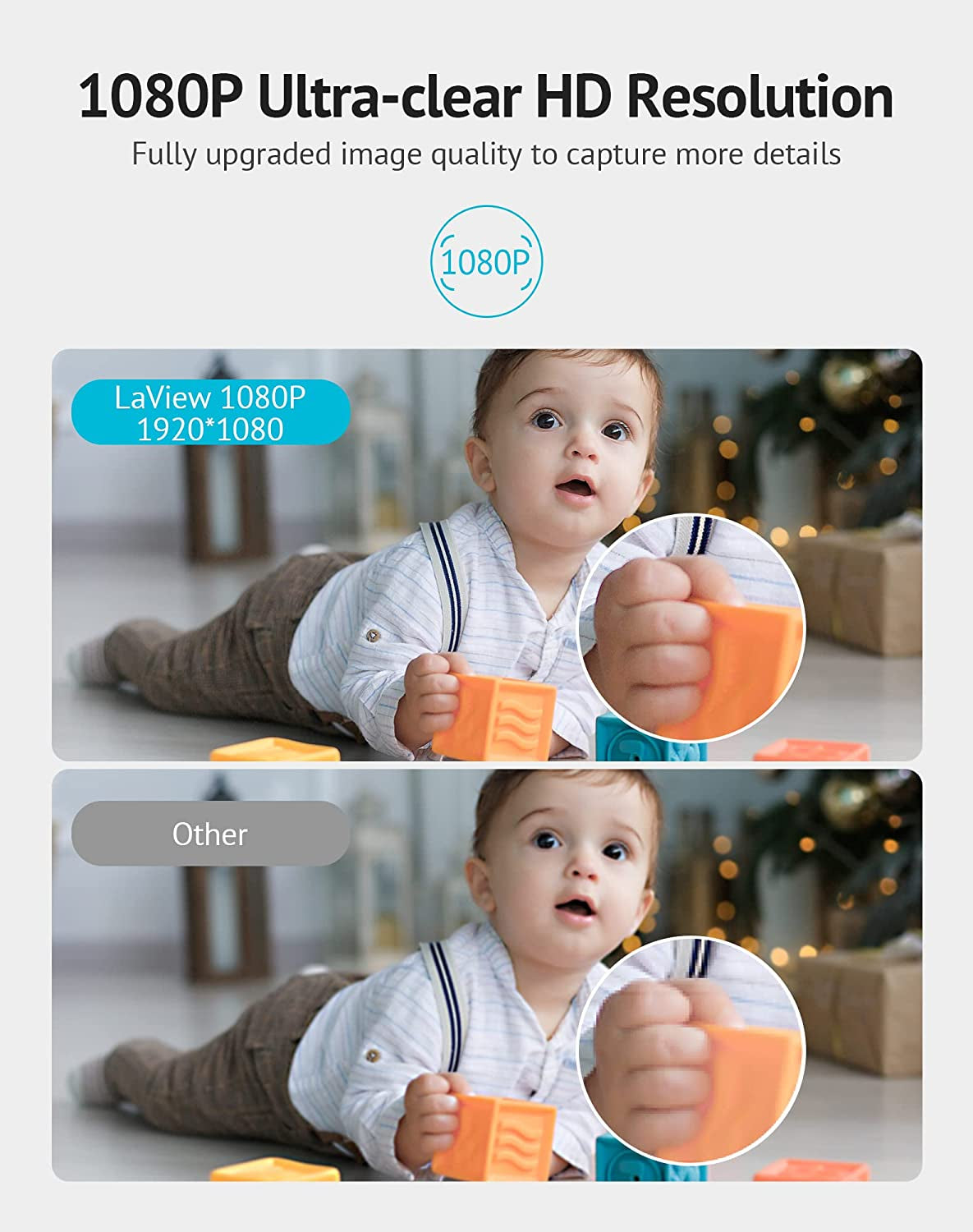 2-Pack 1080P HD Wi-Fi Pet Camera