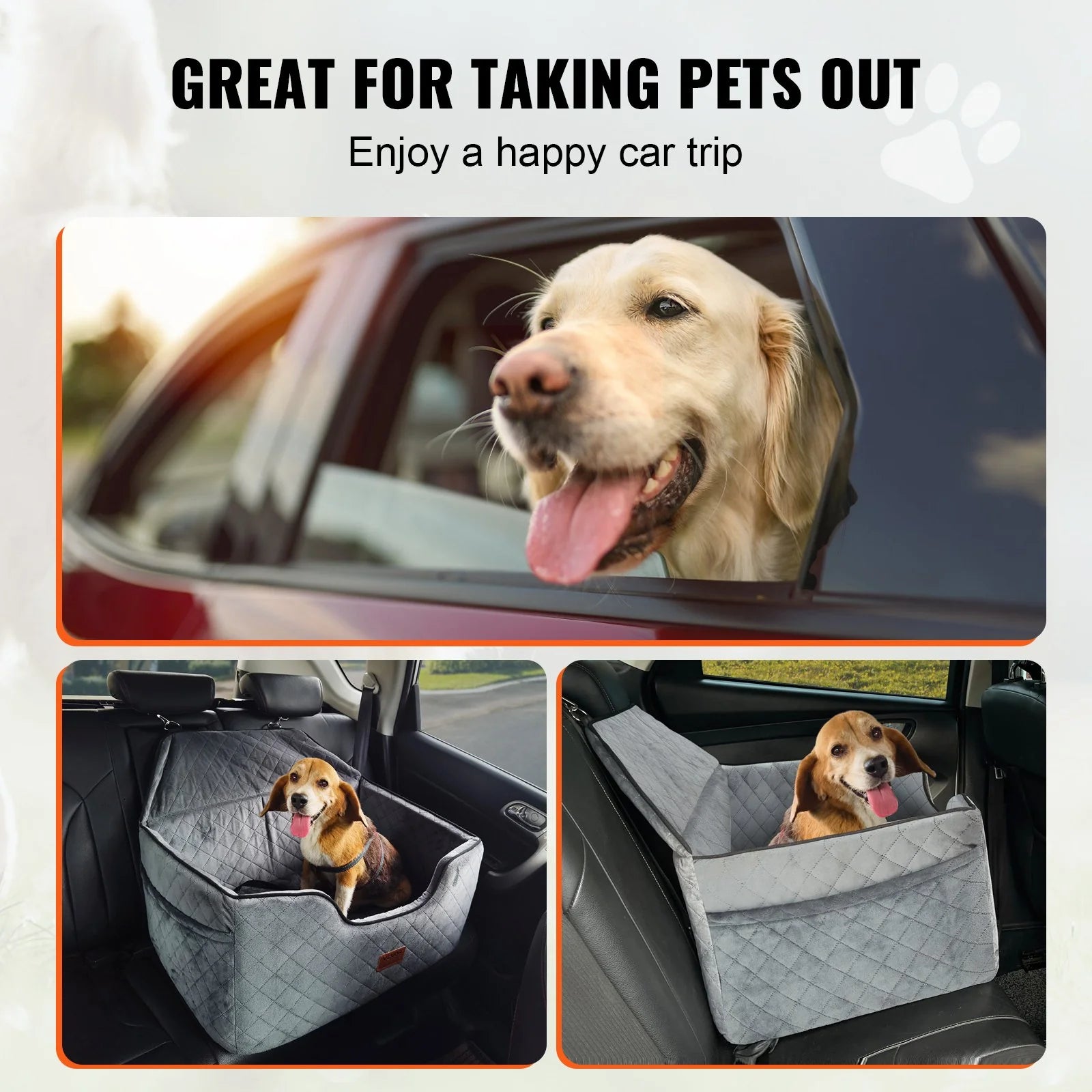 VEVOR Dog Booster Car Seat