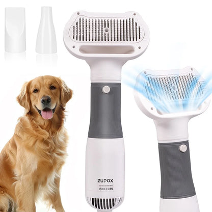 2-in-1 Pet Hair Dryer & Brush