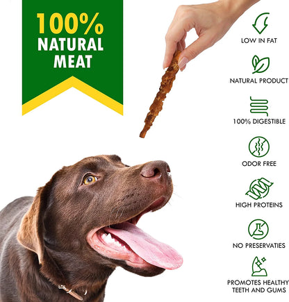 Smoked Rawhide Sticks Wrapped in Chicken – Healthy & Delicious Dog Treats