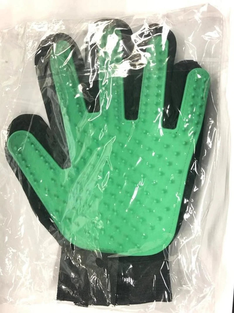 Brush and Self-Grooming Shedding Glove