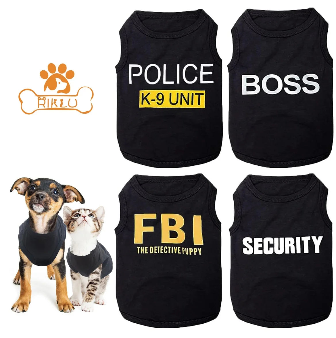 4-Pack Dog Shirts for Small Dogs – Stylish Pet T-Shirts for Your Pup