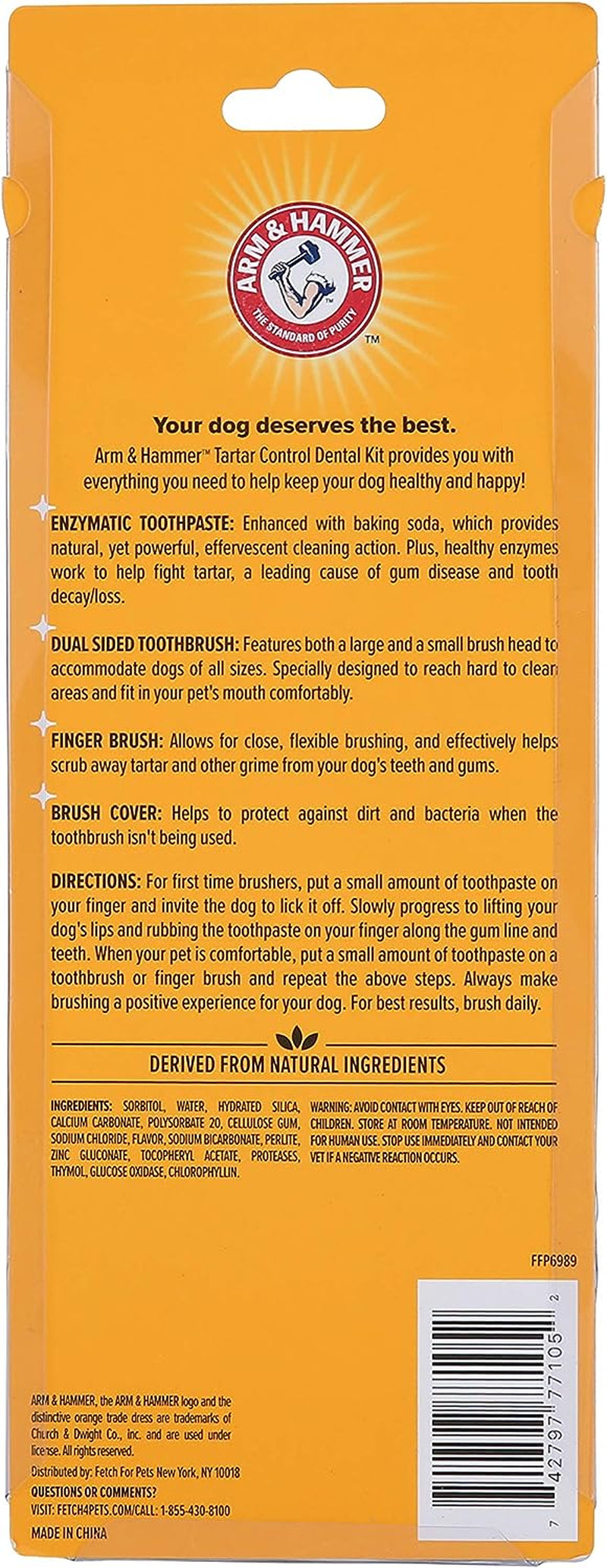 Complete Dental Care Kit for Dogs – Tartar & Plaque Control