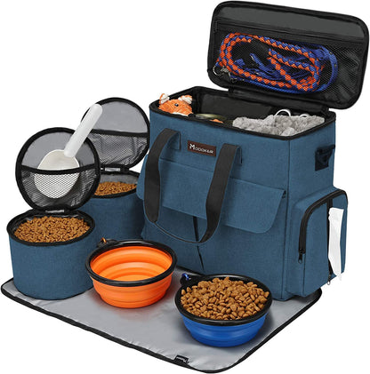 Dog Travel Bag – Weekend Pet Travel Set (Airline Approved)