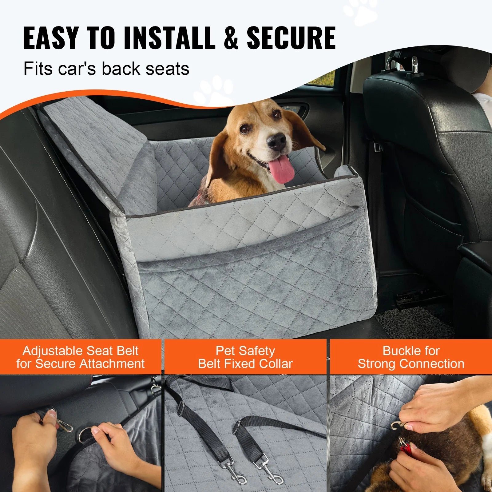 VEVOR Dog Booster Car Seat