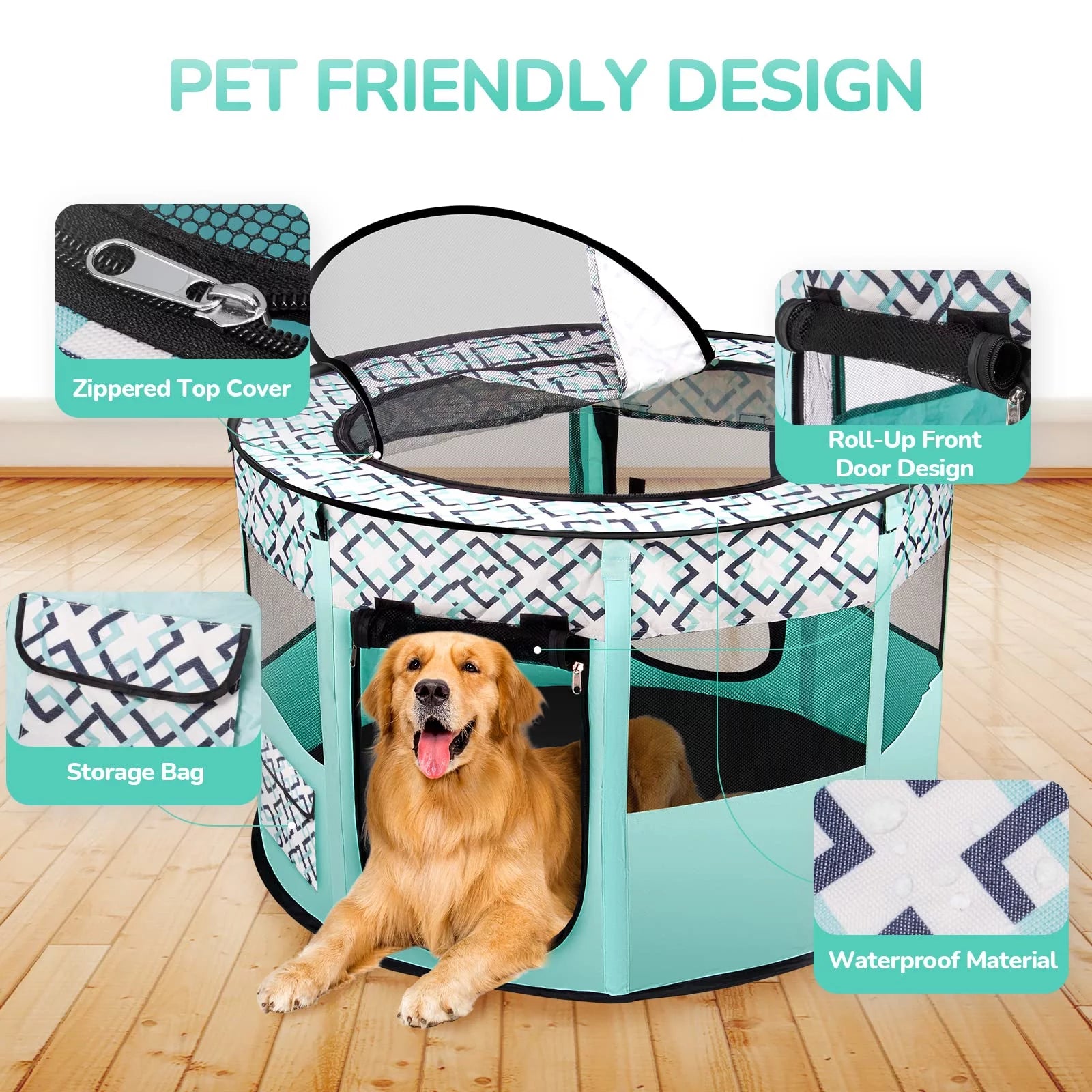 Large Pet Playpen for Dogs