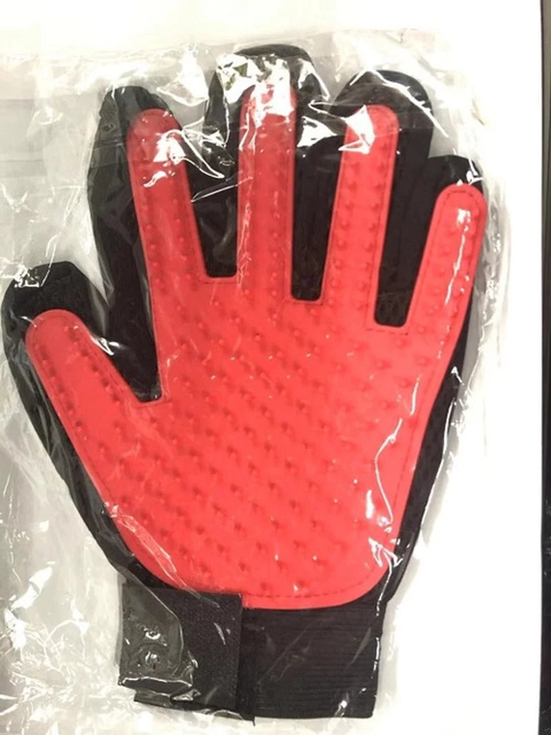 Brush and Self-Grooming Shedding Glove