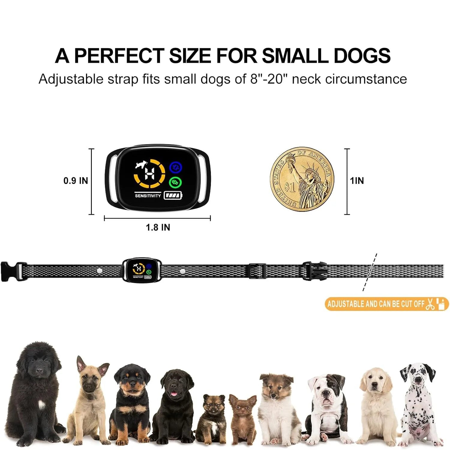 Dog Bark Collar – Rechargeable, Smart Anti-Barking Solution