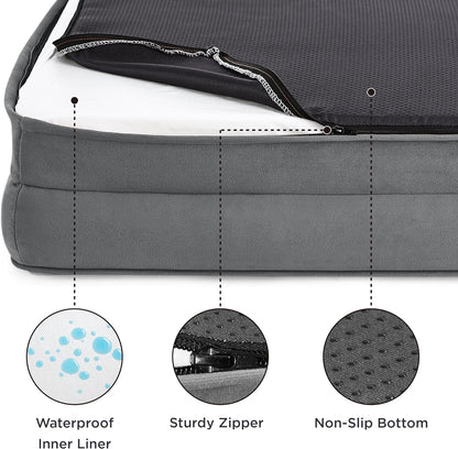 Orthopedic Dog Bed for Medium Dogs – Waterproof Pet Sofa Bed